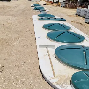 Oval shape wastewater treatment plants Aquatec VFL