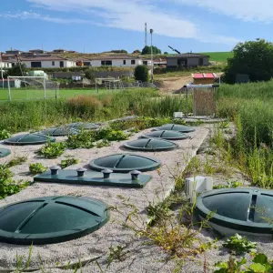 Oval shape wastewater treatment plants Aquatec VFL